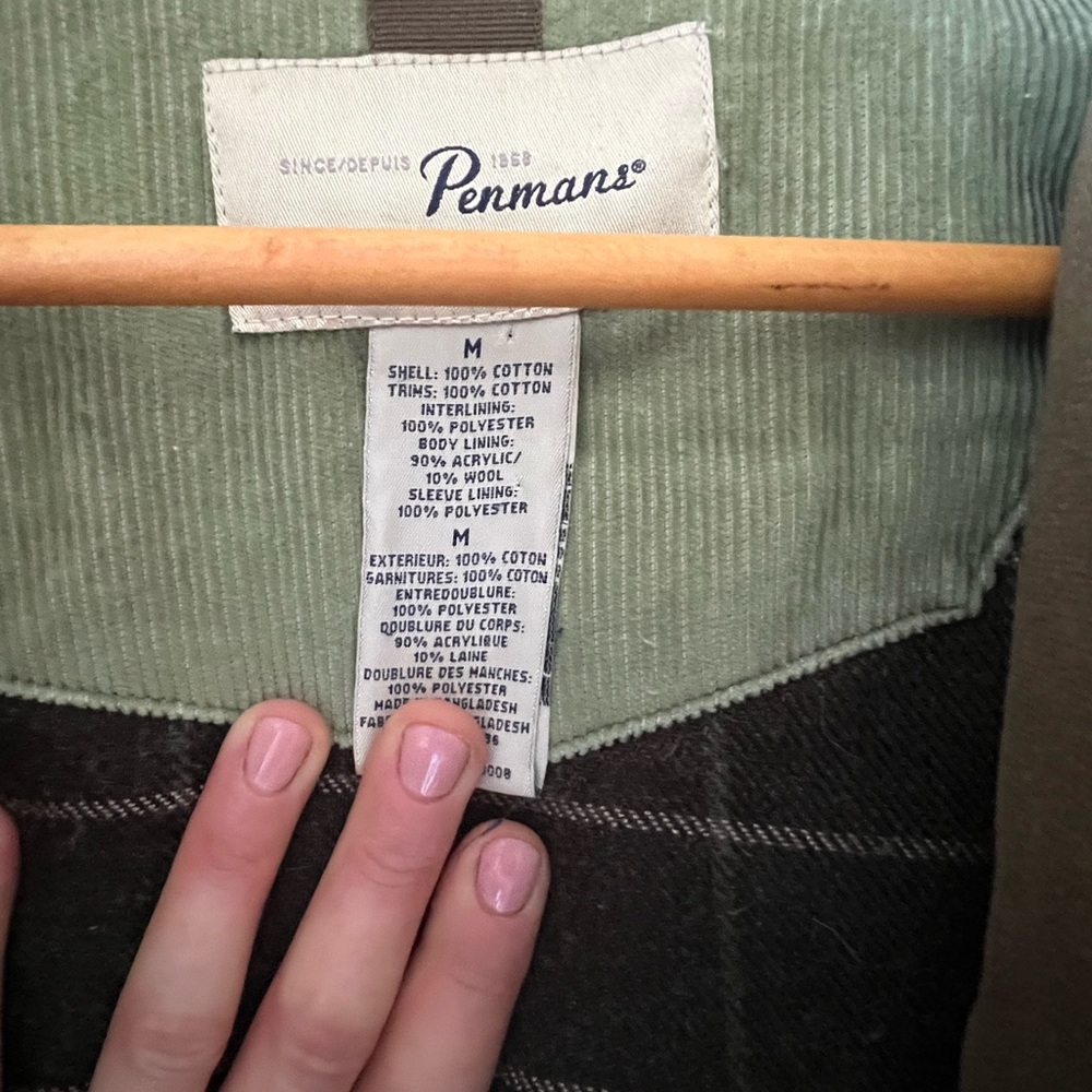 LARGE CANVAS COAT